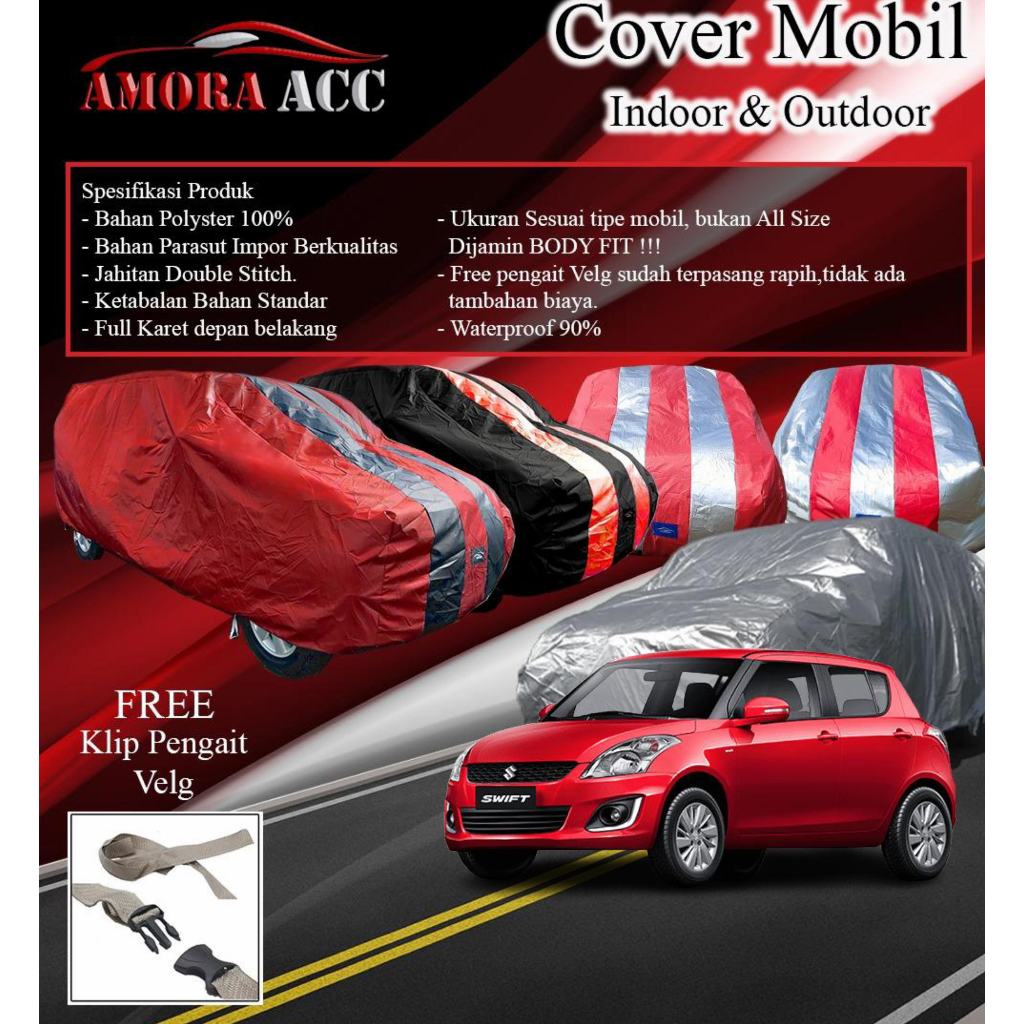 selimut sarung cover body mobil swift anti air waterproof