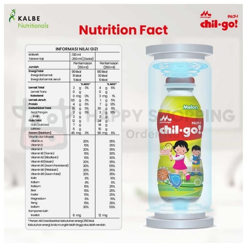 Jual Morinaga Chilgo Uht 130ml /6 Botol Rasa Cokelat/Stroberi/vanila ...