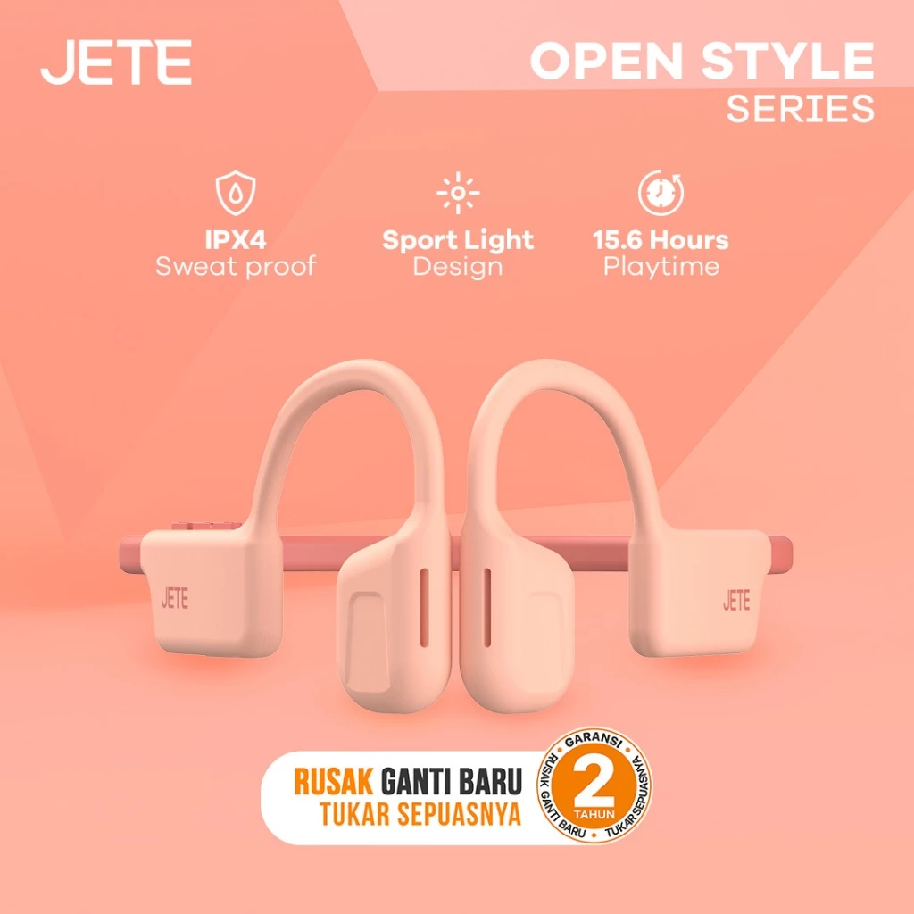 Sport Headset Bluetooth IPX4 Sweatproof JETE Open Style