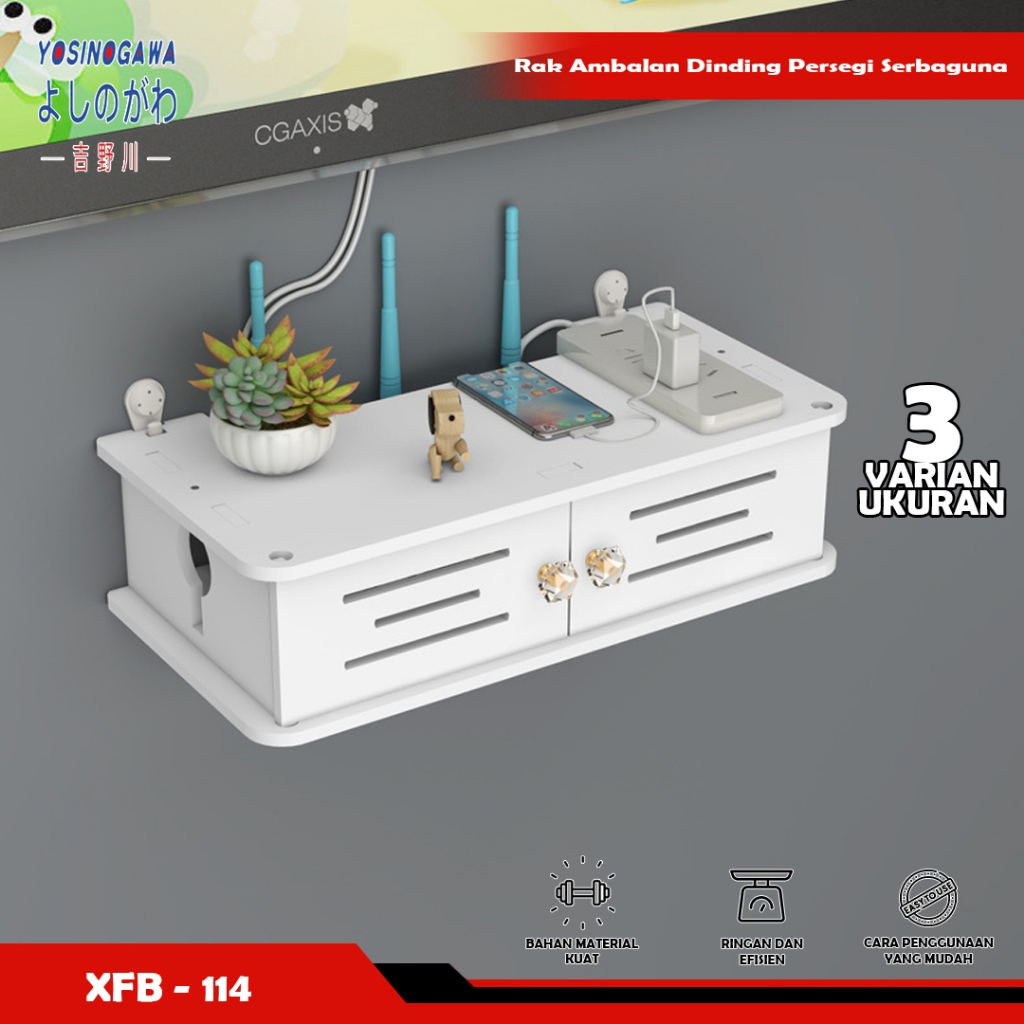 Jual Kotak Penyimpanan Router Wifi Sudut Malas Rak Kotak Set-Top TV ...