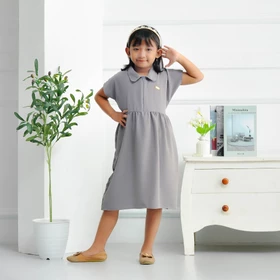 Dress Anak Perempuan Baju Anak Crinkle Air Flow Premium 4 9 Tahun