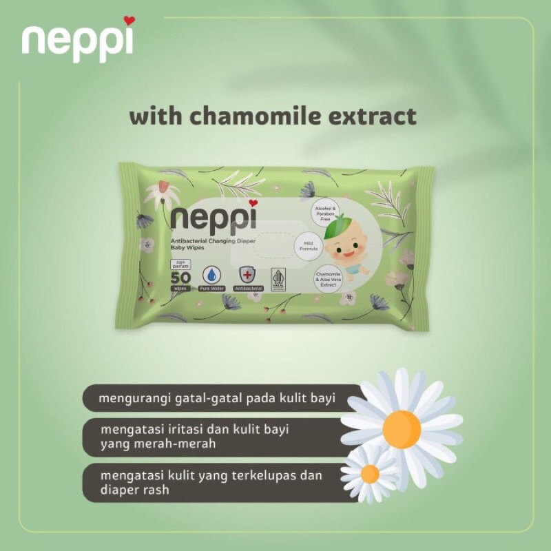 Jual neppi wipes 50 s | Shopee Indonesia