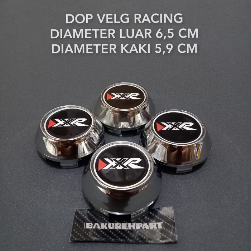 Jual Dop roda tutup velg mobil racing variasi kerucut chrome logo ...