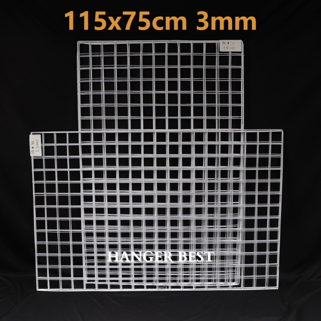 Jual Jaring RAM Dinding/Hijang Hiasan/Wire Grid/Wall Grid 75 x 115 CM ...