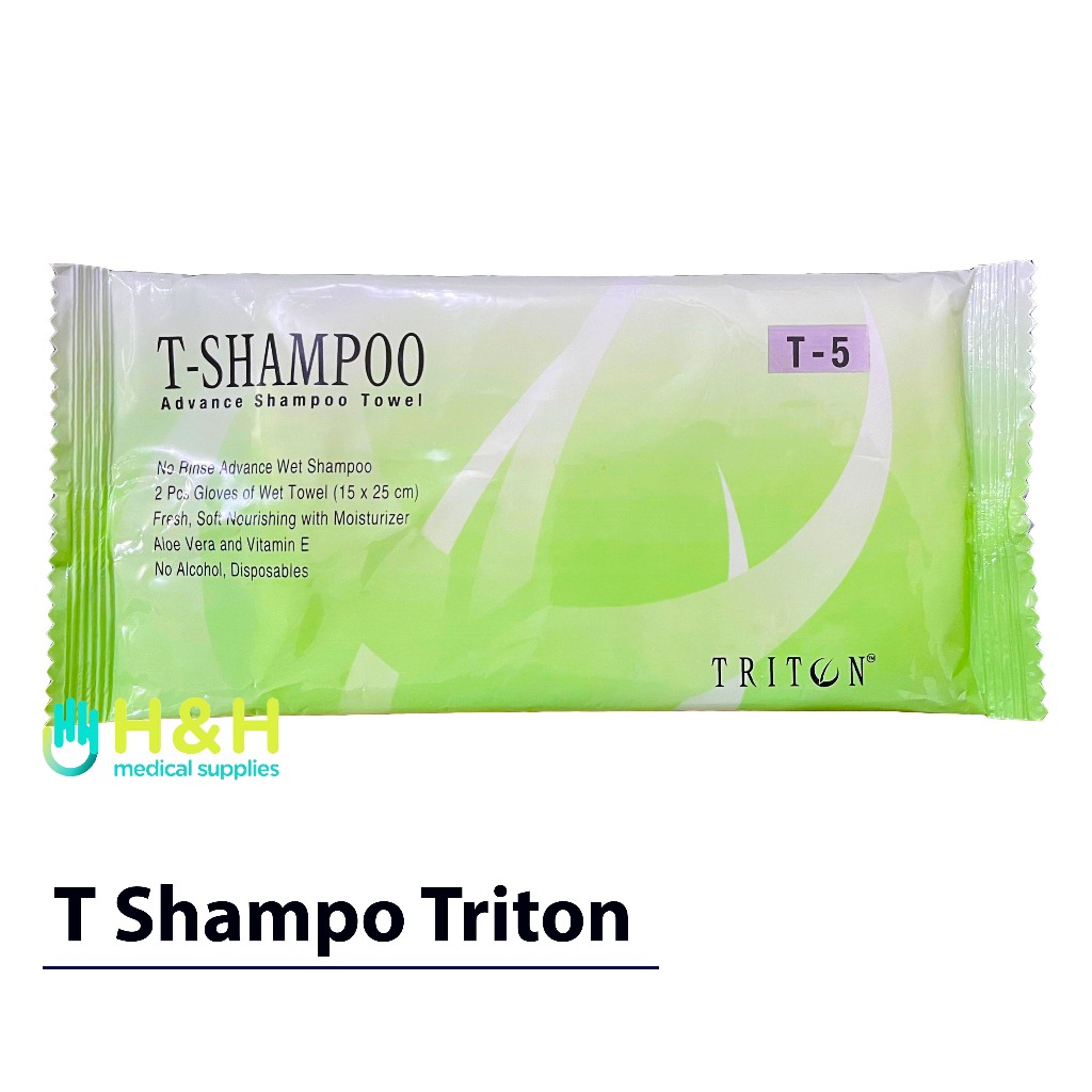 T Shampoo / Triton Towel Shampoo / Shampoo Tanpa Bilas