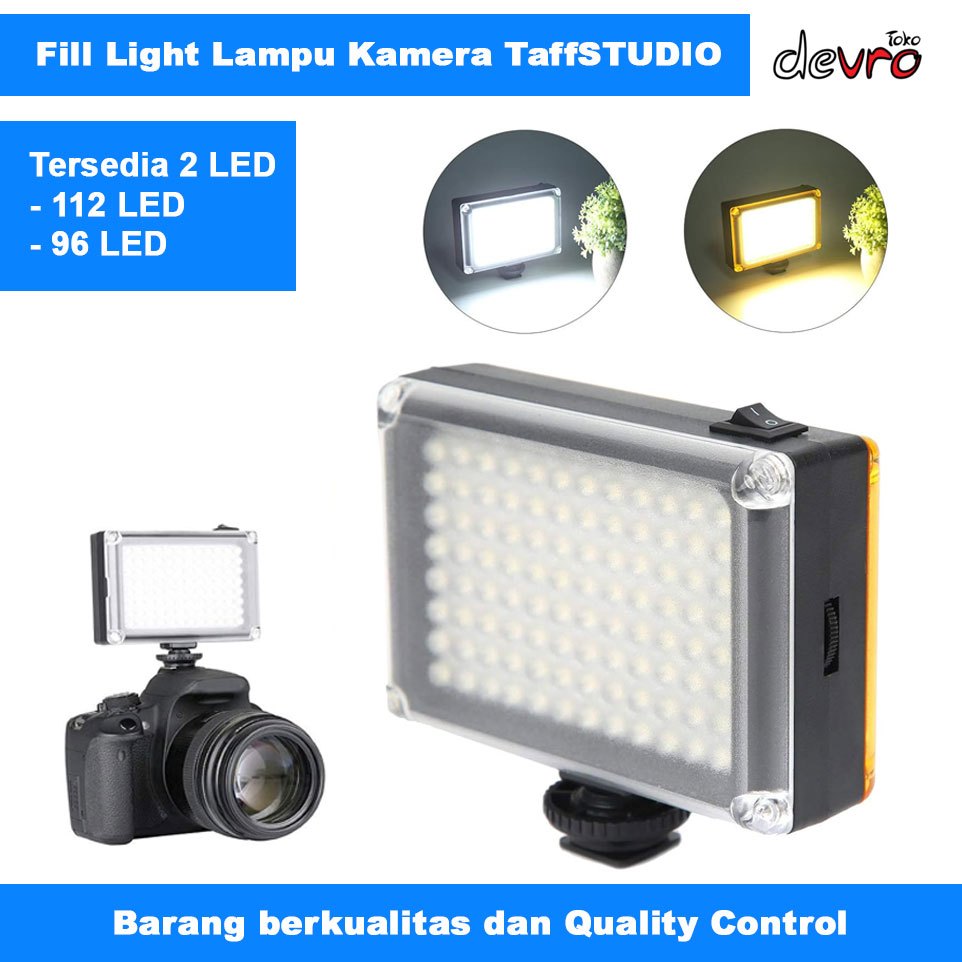 Jual Fill Light Lampu Kamera Video Portable - Video Light DSLR ...