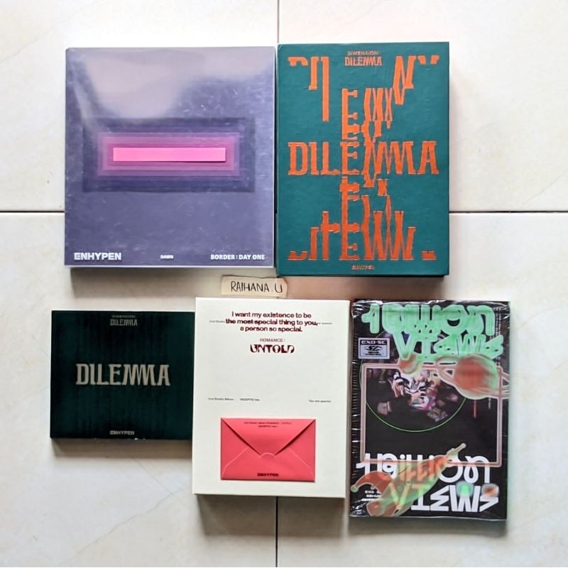 Jual [RESTOCK] Official ENHYPEN Unsealed Fullset Album DAWN ESSENTIAL ...