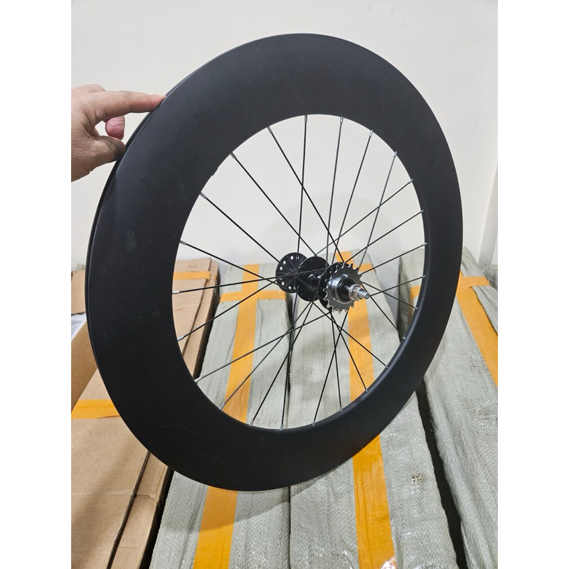 BROTURERS SHED88 CARBON WHEEL Wheelset Belakang Road Bike Fixie