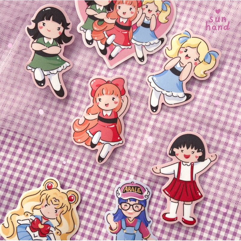 Jual Nostalgic Cartoons 90s | Die Cut Sticker | Shopee Indonesia