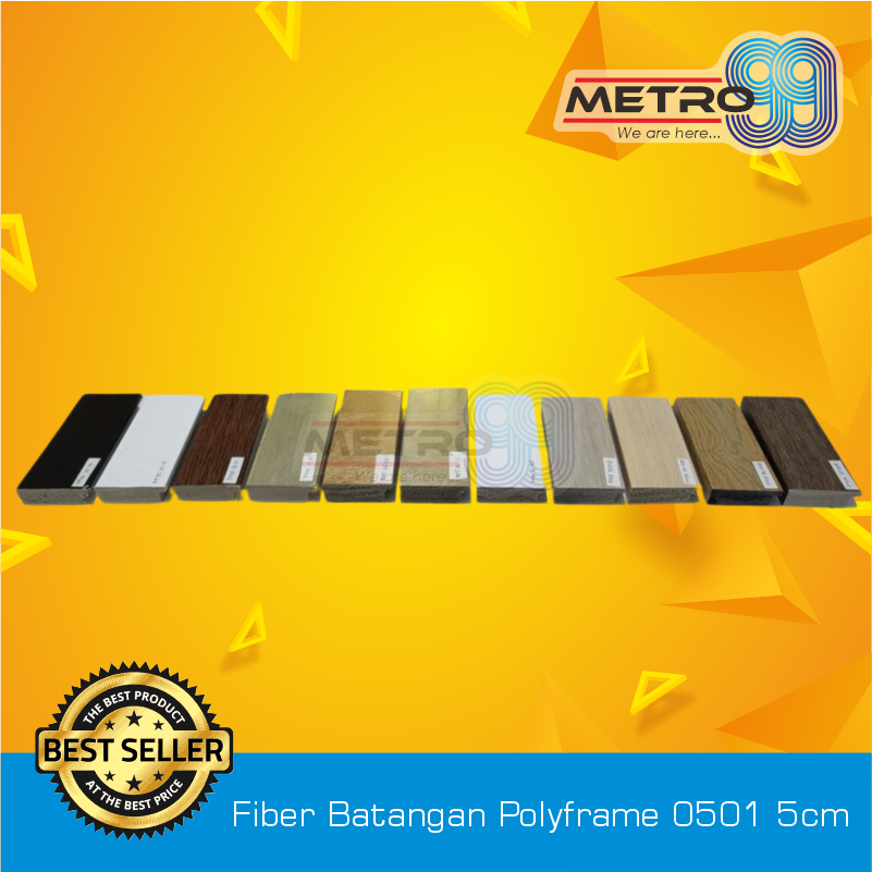 Jual Fiber Batangan Bingkai Minimalis PolyFrame M04 (4cm) | Shopee ...