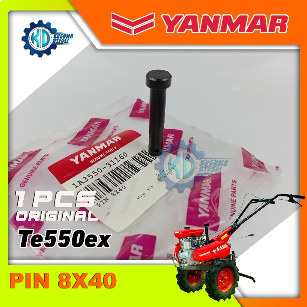 Jual PIN 8X40 - PIN RODA KARET - YANMAR TE 550 - PEN - PIN - KANCING ...