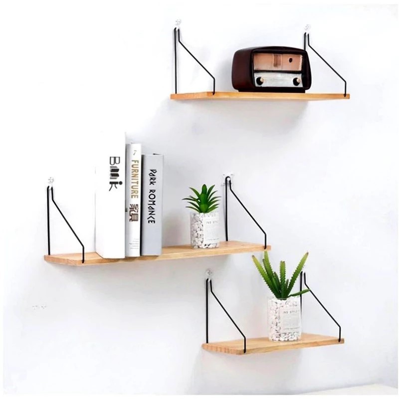 Jual Rak Dinding Kayu Besi Gantung Serbaguna | Shopee Indonesia