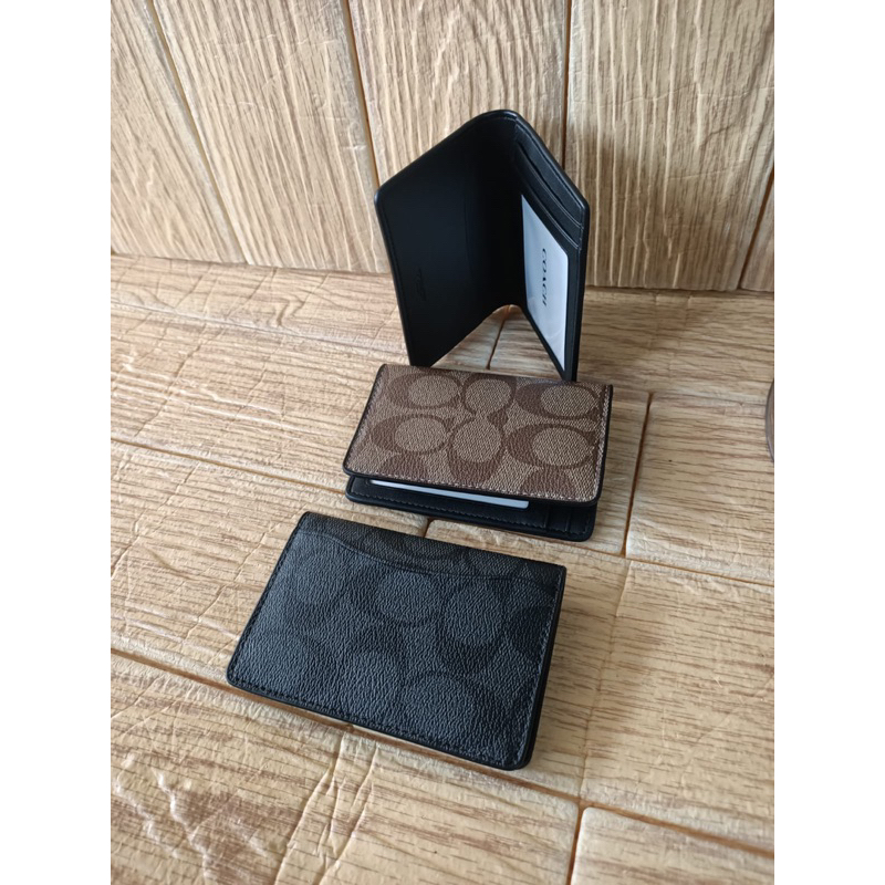 Jual Dompet kartu original cooach dompet id card | Shopee Indonesia