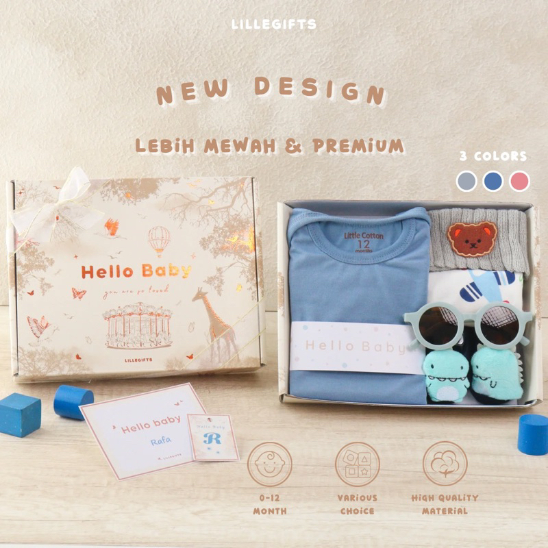 Jual LILLEGIFTS Hampers Baby Kado Bayi Parcel Baby Girl & Boy Hadiah ...