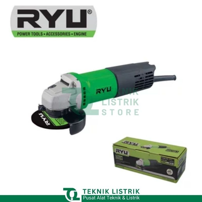 Jual RYU Mesin Gerinda Tangan Ryu RSG100-3 Angle Grinder ORI Kuat ...