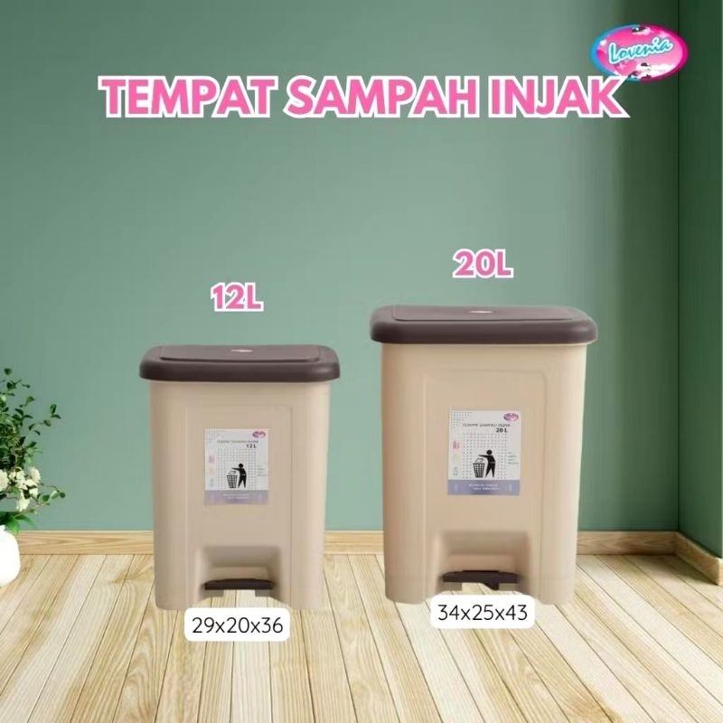 Jual TEMPAT SAMPAH INJAK / KOTAK SAMPAH INJAK 12L & 20L | Shopee Indonesia