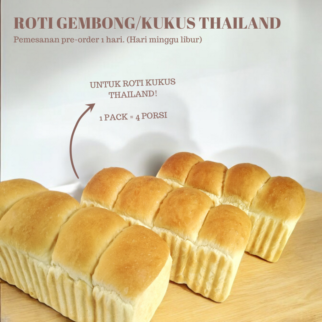 Jual Roti Gembong/Kukus Thailand Lembut & fresh | Shopee Indonesia