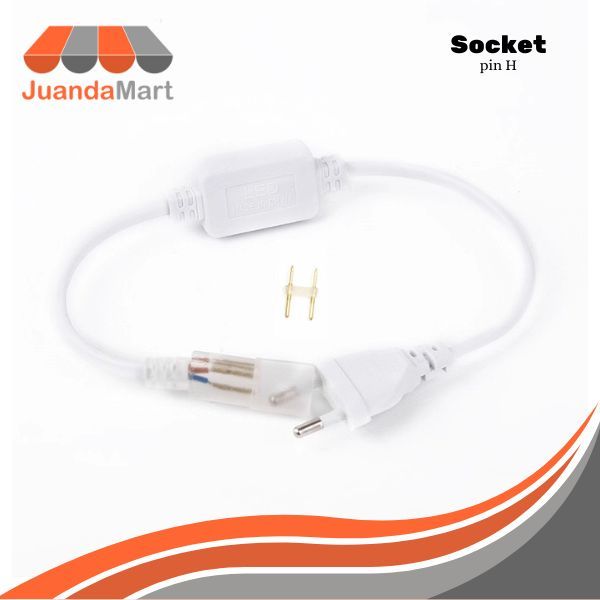 Jual Socket Colokan Jack Lampu Strip Selang LED STRIP JARUM DAN JEPIT ...
