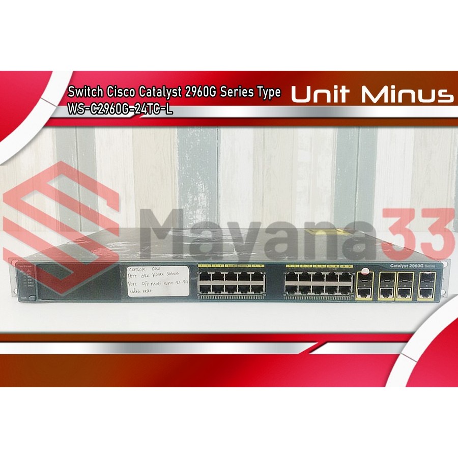 Switch Cisco Catalyst 2960G WS C2960G 24TC L V04 Testé Et