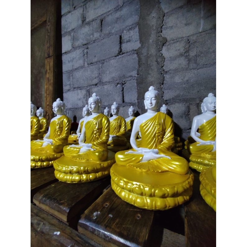 Jual Patung|Rupang Buddha Sakyamuni Bahan Resin Colorfull Hand Made 24 ...