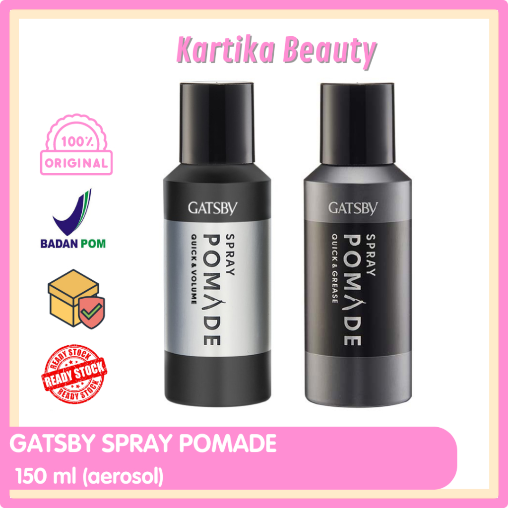 Jual Gatsby Spray Pomade Botol Kaleng 150 ml Aerosol | Pomed Semprot ...