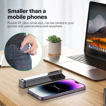 KiiP H06 Laptop Stand Tablet Holder Foldable Aluminium Multifungsi Dudukan Macbook Portable