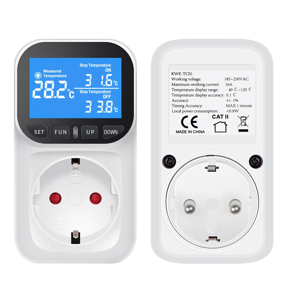 Jual Stop Kontak Timer Otomatis Termometer Digital Timer Programmable ...