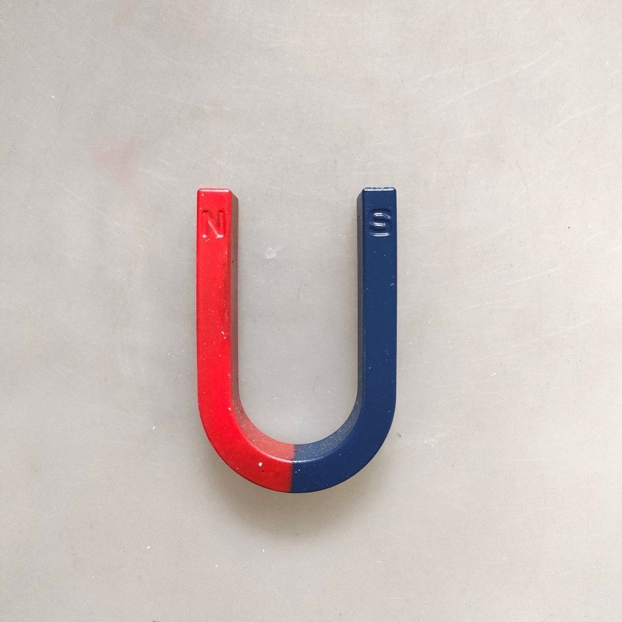Jual magnet U besar 10 cm alat peraga fisika pendidikan sekolah ...