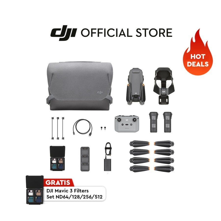 Jual DJI Drone Mavic 3 Fly More Combo | Shopee Indonesia