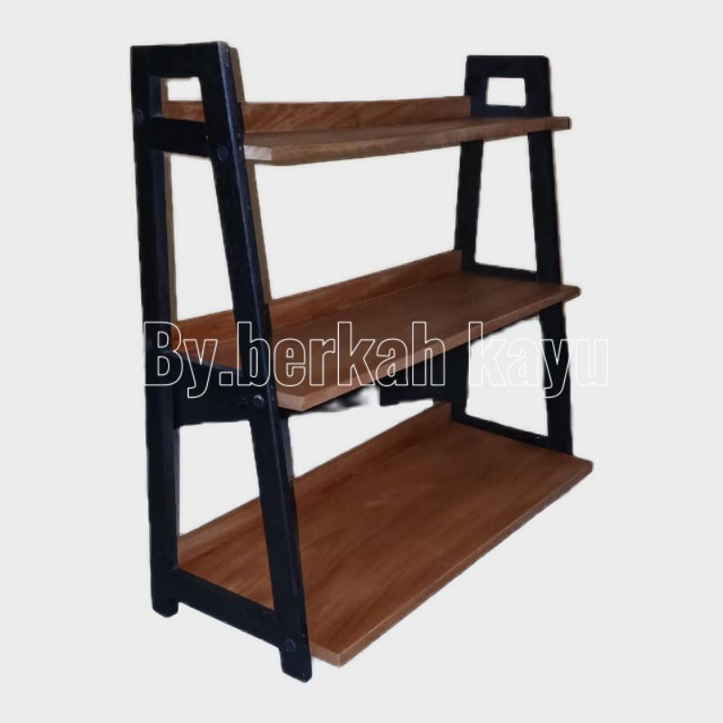 Jual rak medium 3 tingkat/rak kayu estetik/rak serbaguna | Shopee Indonesia