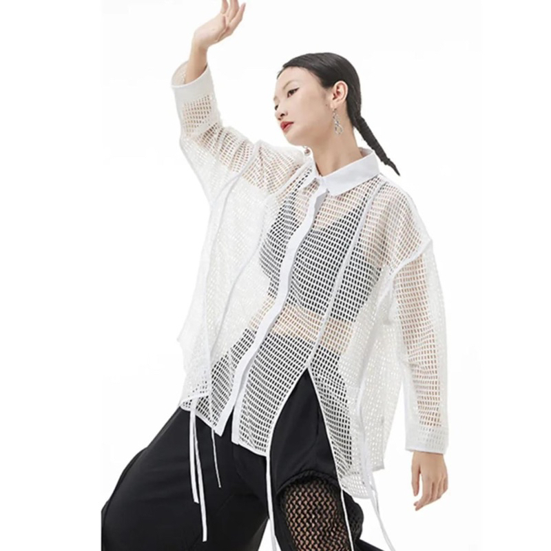 Jual Thea Outer Jaring Harajuku / Top harajuku style / Outer Jaring ...