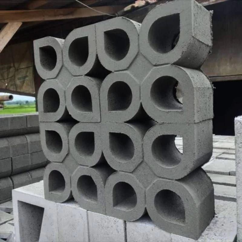Jual Roster beton,Roster minimalis,Roster modern motif eceng abu abu ...