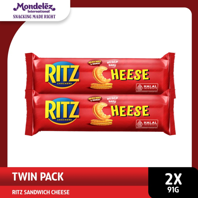 Jual Ritz Sandwich Biskuit Rasa Keju 91gr x 2 pcs | Shopee Indonesia