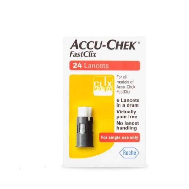 Jual Accu Check Fastclix Accucheck Jarum Lancet Cek Test Gula Darah ...