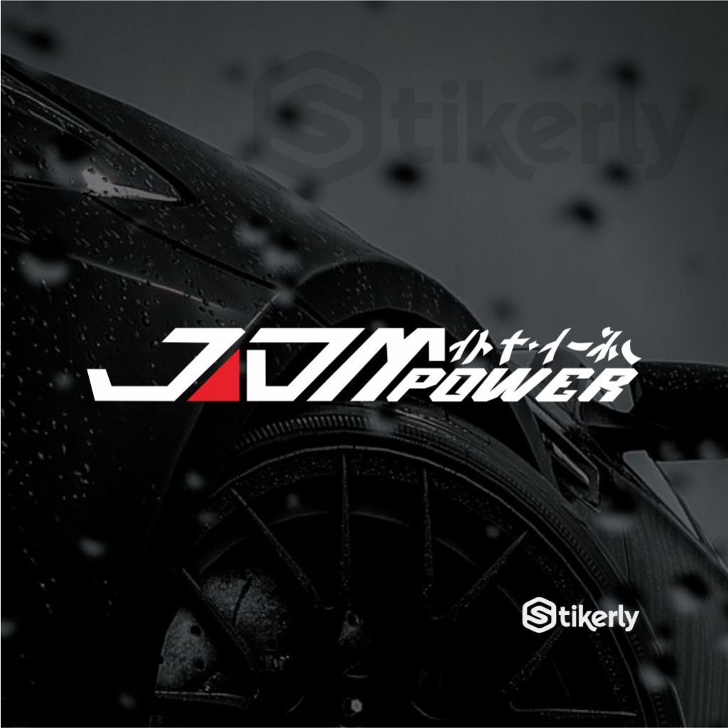 Jual Stiker Mobil | Cutting Sticker | JDM Power | Kanji Reflektif ...