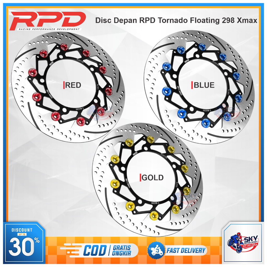 Jual Disc Piringan Cakram RPD Tornado Floating Xmax Old New R25 MT25 ...