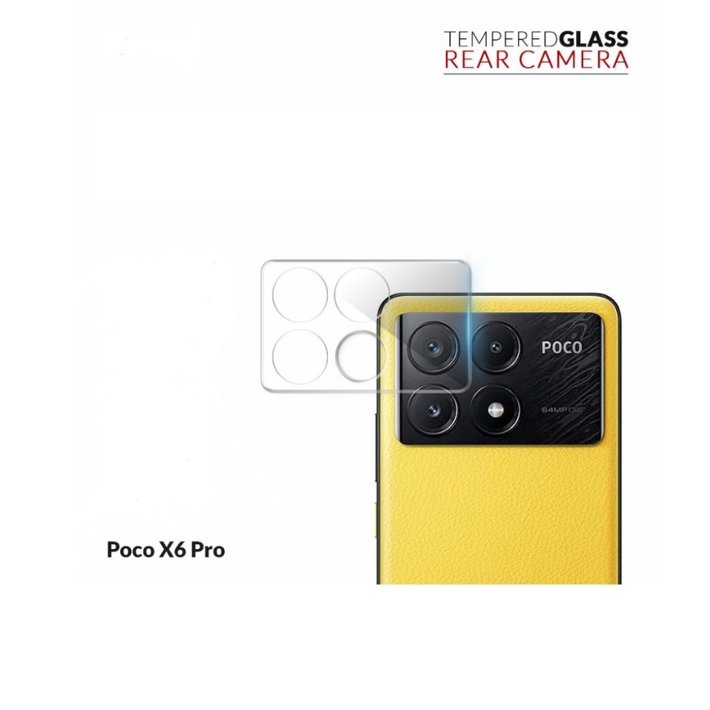 Jual 3D Camera Tempered Glass Poco X6 / X6 Pro Pelindung Kamera Curved ...