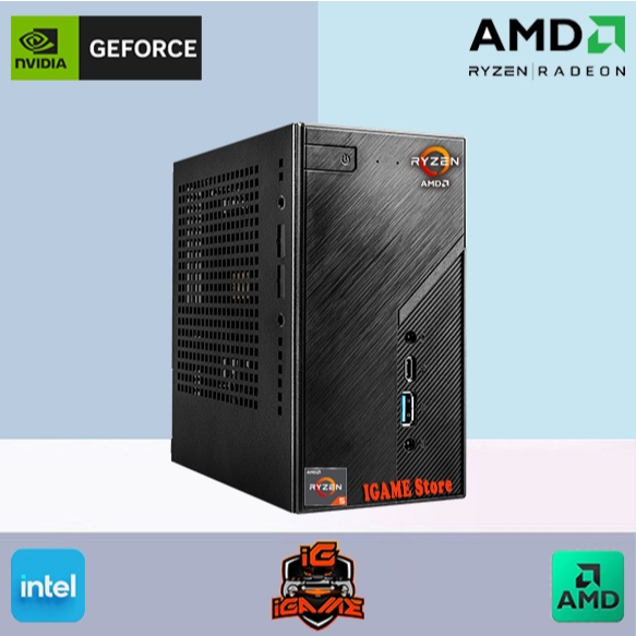 Jual ASROCK DESKMINI X300 | AMD Ryzen 5 5600G | DDR4 16GB | NVME