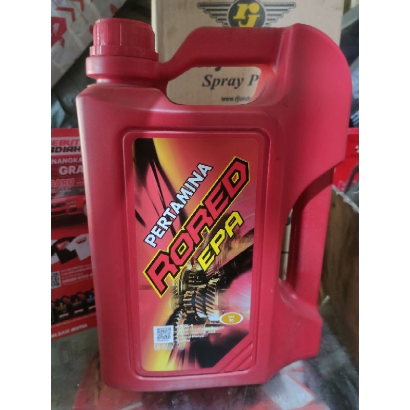 Jual OLI RORED EPA SAE 90 4liter 100% original | Shopee Indonesia