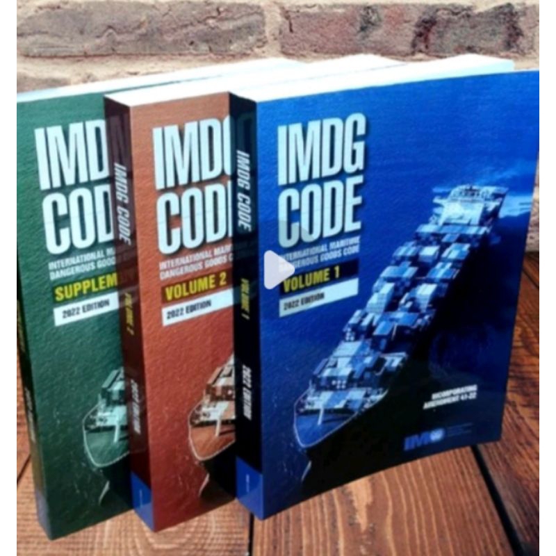 Jual 1 SET BUKU IMO IMDG CODE VOLUME 1 -2 + BUKU IMDG CODE SUPPLEMENT ...