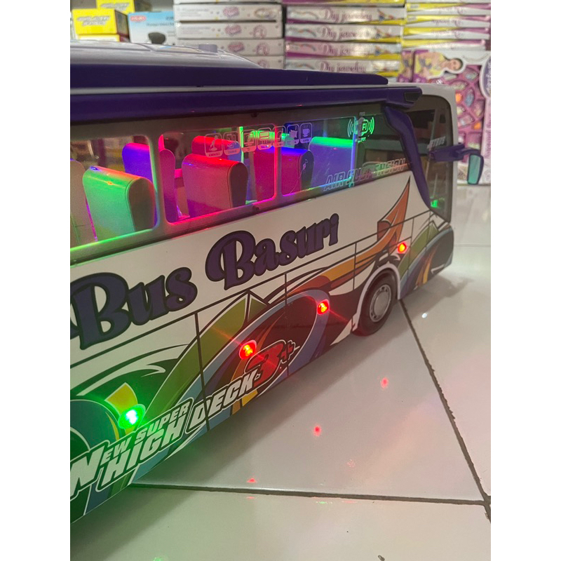 Jual TURUN HARGA!! Mainan Anak Bus Jumbo Telolet Basuri / Besar 60 cm ...