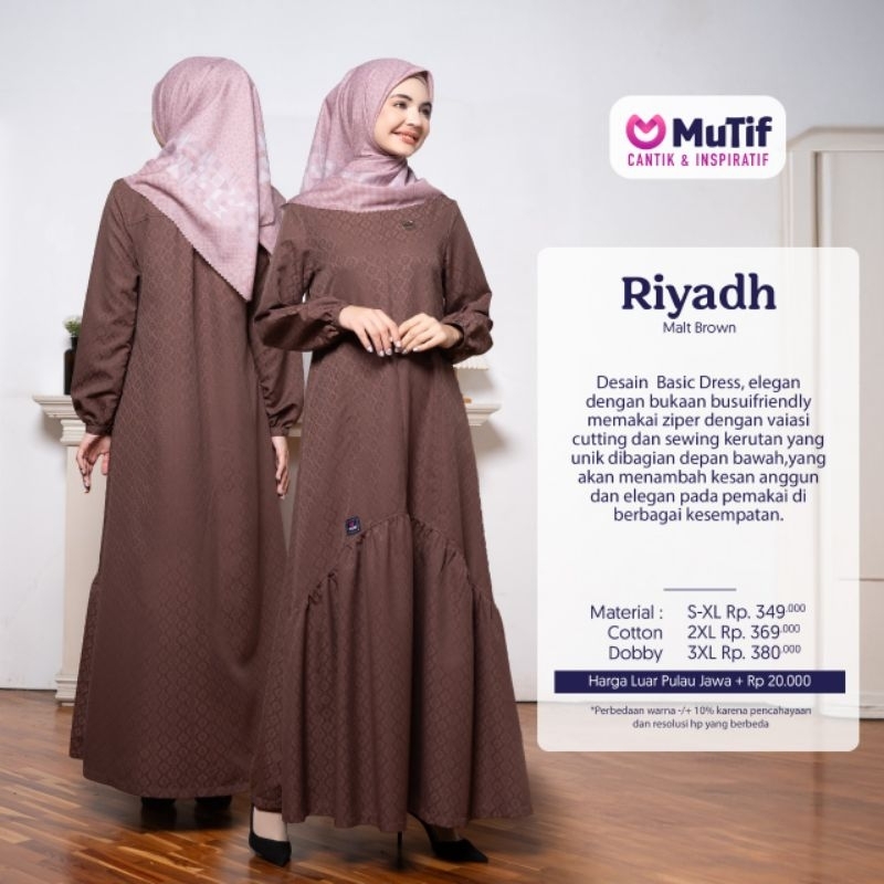 Jual Mutif RIYADH Malt-Brown series terbaru | Shopee Indonesia