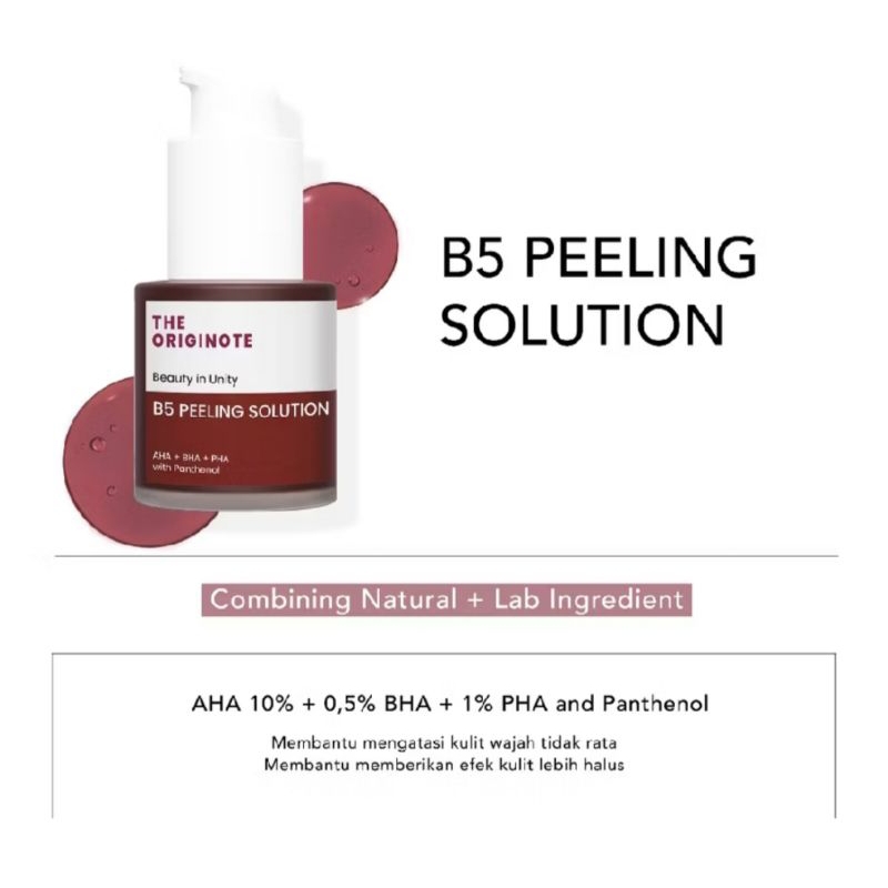 Jual The Originote B5 Peeling Solution | Serum Eksfoliating Wajah ...