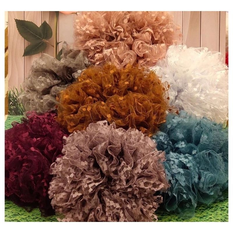 Jual CEPOL TILLE BRUKAT JUMBO | IKAT RAMBUT / CEPOLAN RAMBUT ANTI ...
