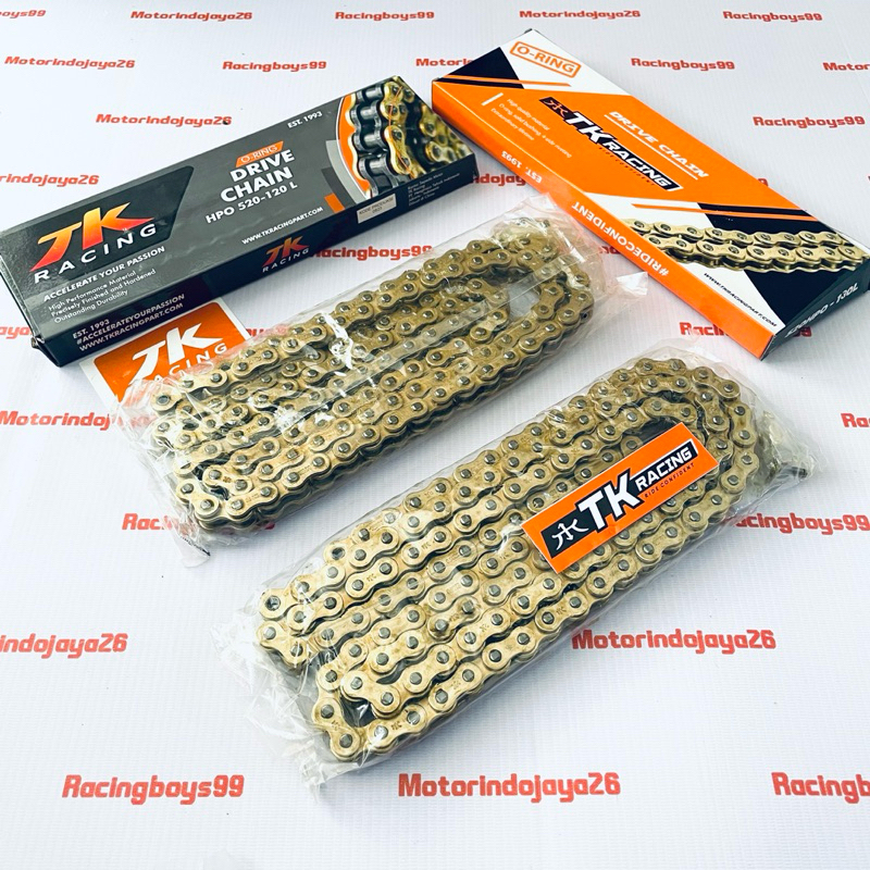 Jual RANTAI 520 O RING TK RACING ORIGINAL 120L & 130L | Shopee Indonesia