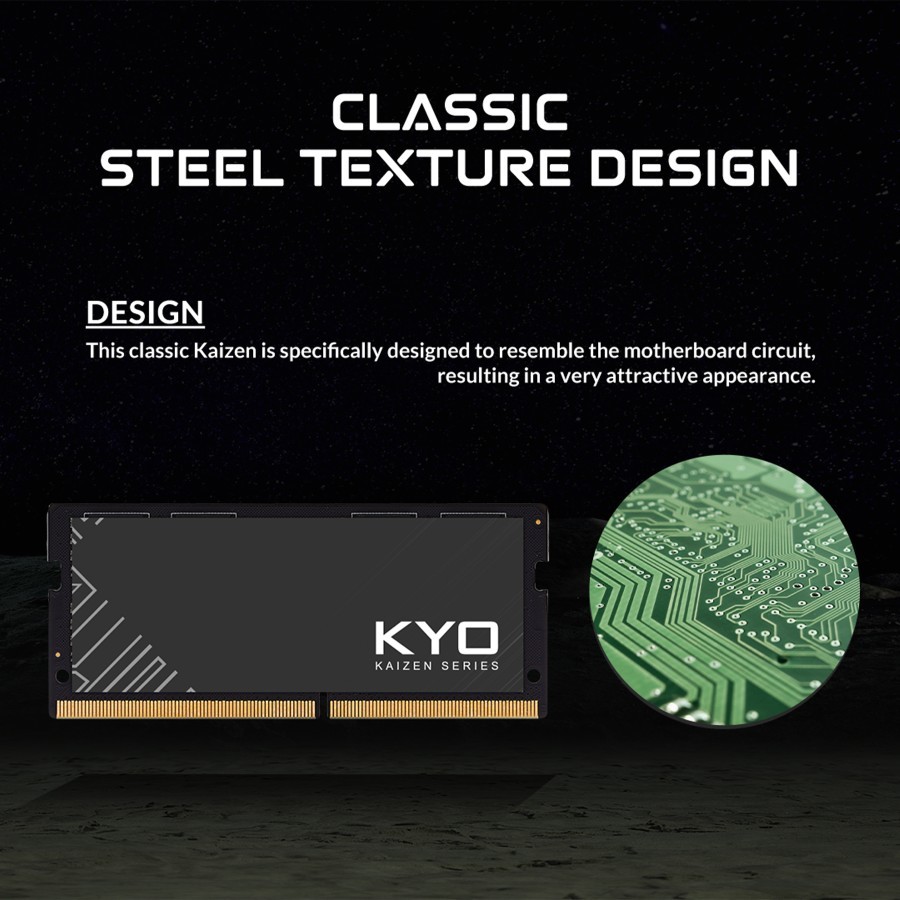 Jual KYO Kaizen Memory RAM Laptop DDR4 16GB (1x16GB) 2666 3200 Mhz ...