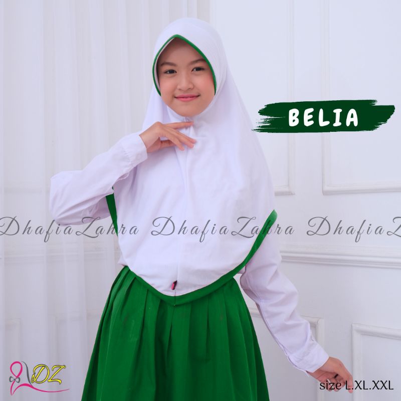 Belia || jilbab sekolah premium jilbab MI