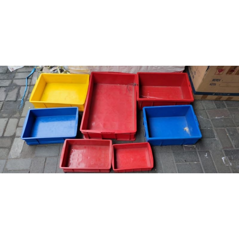 Jual Bak Container Kotak Plastik Polos Buntu Lucky Star | Shopee Indonesia