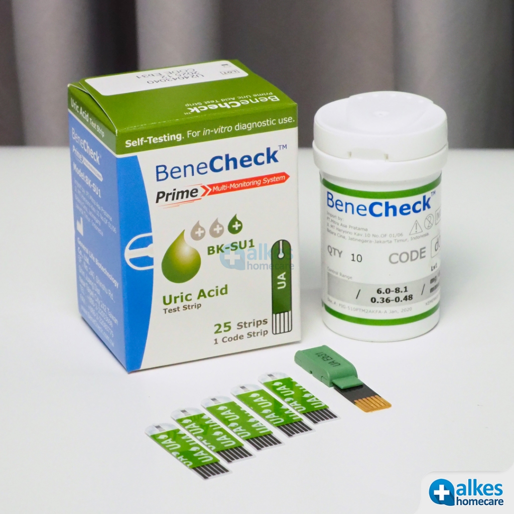 Jual Benecheck Prime Strip Test Asam Urat (Urid Acid) | Shopee Indonesia