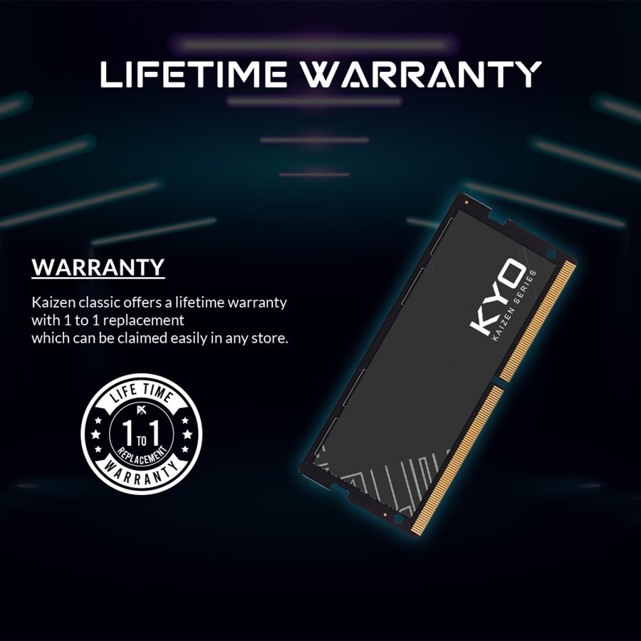 Jual KYO Kaizen Memory Laptop DDR5 16GB (1x16gb) 4800MHz PC38400 DDR5 ...